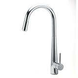 Darrahopens Furniture > Bathroom > Shower Heads & Screens WELS Chrome Pull Out Kitchen Sink Tap Round Basin Mixer Faucet Flexible Spout