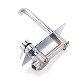 Darrahopens Furniture > Bathroom > Shower Heads & Screens WELS Chrome Round Wall Mounted Basin Vanity Mixer Bath Tub Bubble Faucet Spout