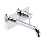 Darrahopens Furniture > Bathroom > Shower Heads & Screens WELS Chrome Round Wall Mounted Basin Vanity Mixer Bath Tub Bubble Faucet Spout