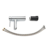 WELS Chrome Short Kitchen Laundry Round Basin Mixer Vanity Sink Faucet Tap Set | darrahopens.com.au Premium AU Stock