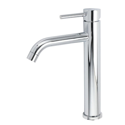 Darrahopens Furniture > Bathroom > Shower Heads & Screens WELS Chrome Tall Basin Kitchen Laundry Mixer Vanity Sink Faucet Tap Curve Outlet