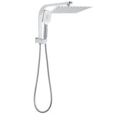 Darrahopens Furniture > Bathroom > Shower Heads & Screens WELS Dual 10" Square Rain Shower Head Handheld Spray Diverter Wall Arm Set