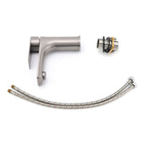 Darrahopens Furniture > Bathroom > Shower Heads & Screens WELS Gun Metal 4.5L/min Kitchen Laundry Round Basin Mixer Vanity Sink Faucet Tap