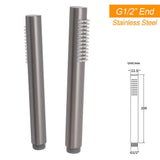 Darrahopens Furniture > Bathroom > Shower Heads & Screens WELS Gun Metal Dual Round Shower 10" Rain Head Stainless Steel Handheld Sliding Rail Diverter Set