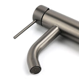 Darrahopens Furniture > Bathroom > Shower Heads & Screens WELS Gun Metal Grey Kitchen Laundry Round Basin Mixer Vanity Sink Faucet Tap Set