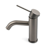 Darrahopens Furniture > Bathroom > Shower Heads & Screens WELS Gun Metal Grey Kitchen Laundry Round Basin Mixer Vanity Sink Faucet Tap Set