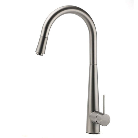 Darrahopens Furniture > Bathroom > Shower Heads & Screens WELS Gun Metal Grey Pull Out Kitchen Sink Tap Basin Mixer Faucet Flexible Spout