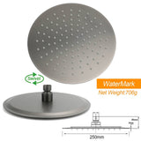 WELS Gun Metal Round 10" Rain Shower Head 400mm Straight Wall Mounted Arm Bath Set | darrahopens.com.au Premium AU Stock