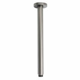 WELS Gun Metal Round 12" SUS Rainfall Shower Head 300mm Ceiling Dropper Arm Set | darrahopens.com.au Premium AU Stock