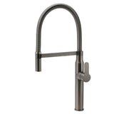 Darrahopens Furniture > Bathroom > Shower Heads & Screens WELS Gun Metal Stainless Steel Pull Out Swivel Kitchen Mixer Sink Tap Spout Faucet