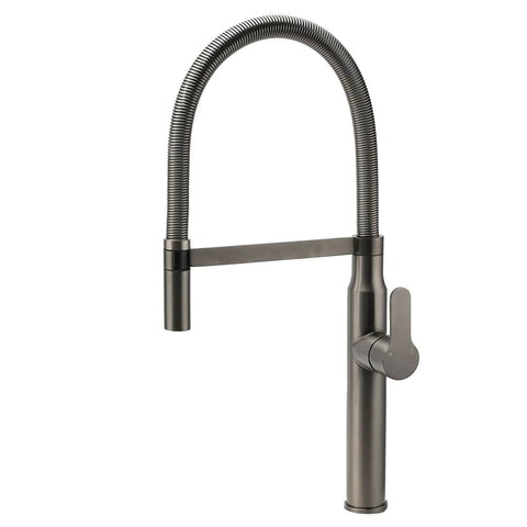 Darrahopens Furniture > Bathroom > Shower Heads & Screens WELS Gun Metal Stainless Steel Pull Out Swivel Kitchen Mixer Sink Tap Spout Faucet