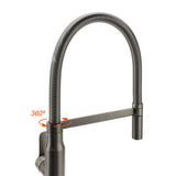 Darrahopens Furniture > Bathroom > Shower Heads & Screens WELS Gun Metal Stainless Steel Pull Out Swivel Kitchen Mixer Sink Tap Spout Faucet