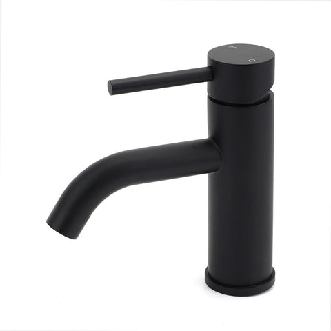 Darrahopens Furniture > Bathroom > Shower Heads & Screens WELS Kitchen Laundry Round Standard Basin Mixer Vanity Sink Faucet Tap Black Set