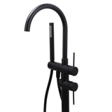 Darrahopens Furniture > Bathroom > Shower Heads & Screens WELS Matt Black Bathtub Filler Free Standing Mixer Faucet Tap Spout HandHeld Set