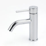 Darrahopens Furniture > Bathroom > Shower Heads & Screens WELS Round Curve Kitchen Laundry Short Basin Mixer Vanity Sink Faucet Tap Chrome