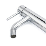 Darrahopens Furniture > Bathroom > Shower Heads & Screens WELS Round Curve Kitchen Laundry Short Basin Mixer Vanity Sink Faucet Tap Chrome