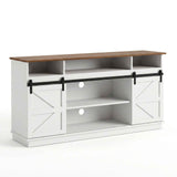 Darrahopens Furniture > Bathroom > Sinks Artiss Buffet Sideboard Cabinet 150cm 3-Tier Kitchen Storage Sliding Doors White In Australia - Darrahopens
