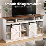 Darrahopens Furniture > Bathroom > Sinks Artiss Buffet Sideboard Cabinet 150cm 3-Tier Kitchen Storage Sliding Doors White In Australia - Darrahopens