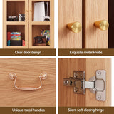 Darrahopens Furniture > Bathroom > Sinks Artiss Buffet Sideboard Cabinets X2 180cm Hutch Storage Kitchen Drawer Door Wood In Australia - Darrahopens