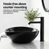 Darrahopens Furniture > Bathroom > Sinks Cefito Bathroom Basin Ceramic Vanity Sink Hand Wash Bowl 41x34cm