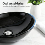 Darrahopens Furniture > Bathroom > Sinks Cefito Bathroom Basin Ceramic Vanity Sink Hand Wash Bowl 41x34cm