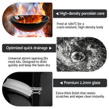 Darrahopens Furniture > Bathroom > Sinks Cefito Bathroom Basin Ceramic Vanity Sink Hand Wash Bowl 41x34cm