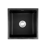 Darrahopens Furniture > Bathroom > Sinks Cefito Kitchen Sink 45x45cm Granite Stone Sink Single Bowl Black