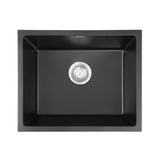 Darrahopens Furniture > Bathroom > Sinks Cefito Kitchen Sink 55x45cm Granite Stone Sink Single Bowl Black