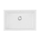 Darrahopens Furniture > Bathroom > Sinks Cefito Kitchen Sink 70x45cm Granite Stone Sink Single Bowl White