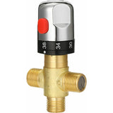 Darrahopens Furniture > Bathroom > Tap & Sink Accessories Adjustable Thermostatic Bathroom Faucet, Brass, Water Mixer, Hot/Cold Water, Temperature Control Valve