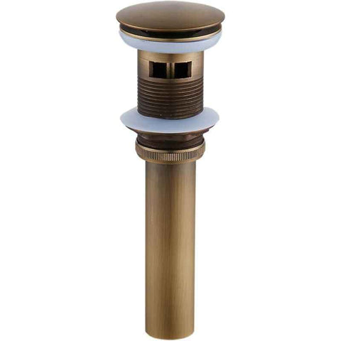 Darrahopens Furniture > Bathroom > Tap & Sink Accessories Antique Glass Basin Drain Popup Sink Waste