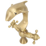 Darrahopens Furniture > Bathroom > Tap & Sink Accessories Bathroom Sink Faucet Copper Antique Dolphin Double Lever Washbasin Mixer Tap for Kitchen Toilet Bathtub In Australia - Darrahopens
