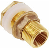 Darrahopens Furniture > Bathroom > Tap & Sink Accessories Brass Water Connection 1/2 Inch 4.2cm Feed Through for Faucet Barrel Rainwater Tanks