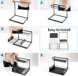 CARLA HOME 2 pack Under Sink Organiser with Sliding Drawers & 2 tier for Kitchen & Bathroom | darrahopens.com.au Premium AU Stock