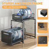 CARLA HOME 2- Pack Under Sink Organizer with Sliding Drawers & Height Adjustable for Kitchen Bathroom Cabinet Organization | darrahopens.com.au Premium AU Stock