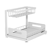 CARLA HOME 2 Tier Under Sink Organiser with Sliding Drawers for Kitchen & Bathroom | darrahopens.com.au Premium AU Stock
