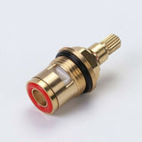 Darrahopens Furniture > Bathroom > Tap & Sink Accessories Ceramic Faucet Insert Hot and Cold 1/2 Inch