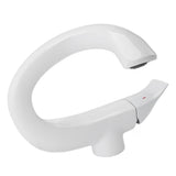 Darrahopens Furniture > Bathroom > Tap & Sink Accessories Copper Basin Faucet Multipurpose Modern Simple Exquisite Adjustable Cold Hot Water Bathroom Sink Faucet for Bathroom White In Australia - Darrahopens