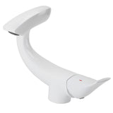 Darrahopens Furniture > Bathroom > Tap & Sink Accessories Copper Basin Faucet Multipurpose Modern Simple Exquisite Adjustable Cold Hot Water Bathroom Sink Faucet for Bathroom White In Australia - Darrahopens