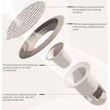 Ersandy Shower Sink Drain Check Valve - Channel Core - Odor Proof - Bathroom Pipe Check Valve - Floor Drain Seal | darrahopens.com.au Premium AU Stock