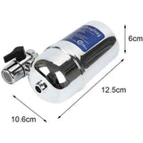 Darrahopens Furniture > Bathroom > Tap & Sink Accessories Faucet Drinking Water Filter, Tap-Mounted Water Purifier with M22/M24 Adapter, Kitchen Faucet Filtration, Chrome Finish In Australia - Darrahopens