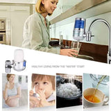 Darrahopens Furniture > Bathroom > Tap & Sink Accessories Faucet Drinking Water Filter, Tap-Mounted Water Purifier with M22/M24 Adapter, Kitchen Faucet Filtration, Chrome Finish In Australia - Darrahopens
