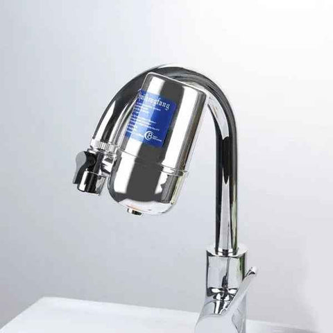 Darrahopens Furniture > Bathroom > Tap & Sink Accessories Faucet Drinking Water Filter, Tap-Mounted Water Purifier with M22/M24 Adapter, Kitchen Faucet Filtration, Chrome Finish In Australia - Darrahopens