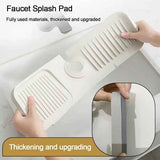 Darrahopens Furniture > Bathroom > Tap & Sink Accessories Faucet Splash Pad and Handle Drip Catcher, Silicone Sink Mat for Kitchen Countertop Protection and Drainage Use, Beige Finish In Australia - Darrahopens