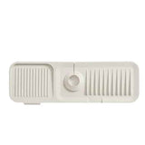 Darrahopens Furniture > Bathroom > Tap & Sink Accessories Faucet Splash Pad and Handle Drip Catcher, Silicone Sink Mat for Kitchen Countertop Protection and Drainage Use, Beige Finish In Australia - Darrahopens