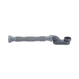 Darrahopens Furniture > Bathroom > Tap & Sink Accessories Gray Low Profile 1 1/2 Inch P-Trap Flexible Bathtub Shower Drain Pipe Freestanding Bathtub Drain