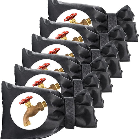 Darrahopens Furniture > Bathroom > Tap & Sink Accessories Protective covers for outdoor taps - 10-pack - Protective covers for taps - Oxford cloth - Winter outdoors - Waterproof and frost-resistant tap covers - Insulating covers for water pipes - Frost-resistant protective covers