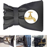 Darrahopens Furniture > Bathroom > Tap & Sink Accessories Protective covers for outdoor taps - 10-pack - Protective covers for taps - Oxford cloth - Winter outdoors - Waterproof and frost-resistant tap covers - Insulating covers for water pipes - Frost-resistant protective covers