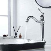 Darrahopens Furniture > Bathroom > Tap & Sink Accessories Retro Swivel Basin Mixer Tap, 360 Degree Rotating, Single Lever, High Spout, Hot and Cold Water, Chrome In Australia - Darrahopens