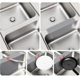 Darrahopens Furniture > Bathroom > Tap & Sink Accessories Silicone Kitchen Sink Divider Mat – Heat Resistant Counter Protection Pad for Double Basin, Dishwasher Safe(Grey) In Australia - Darrahopens